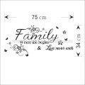 Family wall sticker high quality wall sticker for home QTS037